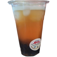 Fresh iced bubble tea